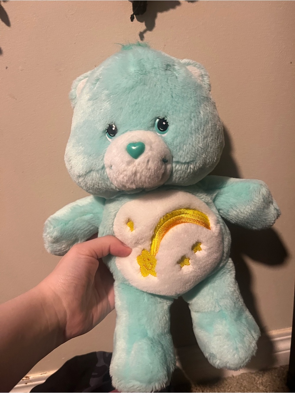 Good condition vintage carebear wish bear